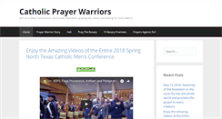 Desktop Screenshot of catholicprayerwarriors.com